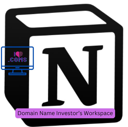 Notion Organizational Template - make specifically for Domain Investors (but works well for any entrepreneurs!)